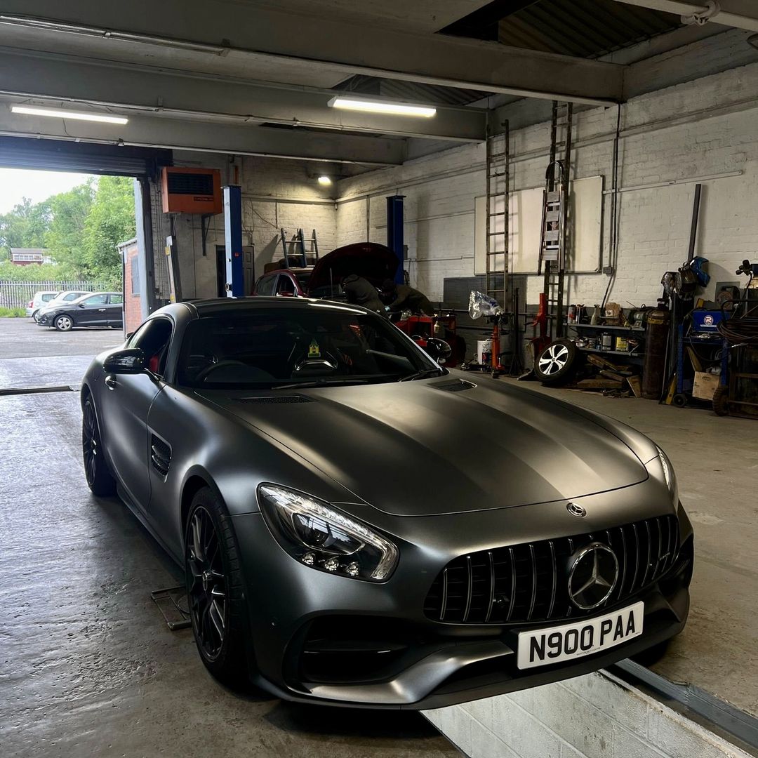 Mercedes-AMG GT in the workshop at 5 Star Motors